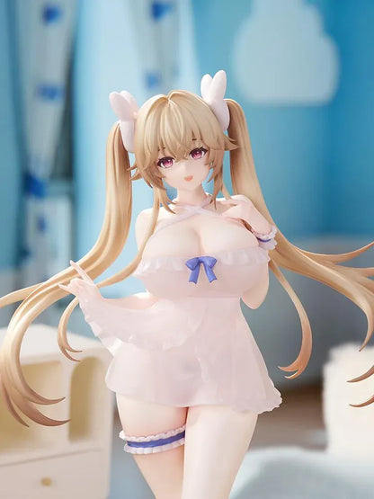 Azur Lane LessMore Anchorage Private Quarters Ver. 1/8 scale figure wearing a white outfit with blue accents.