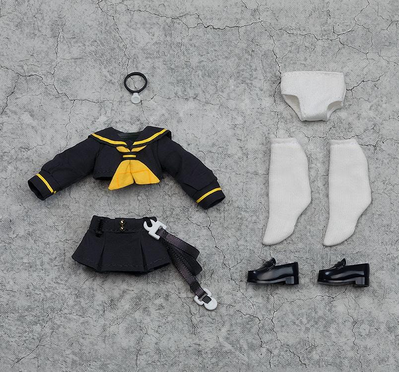Vocaloid Kagamine Rin Nendoroid Doll Bring It On version with black and yellow outfit