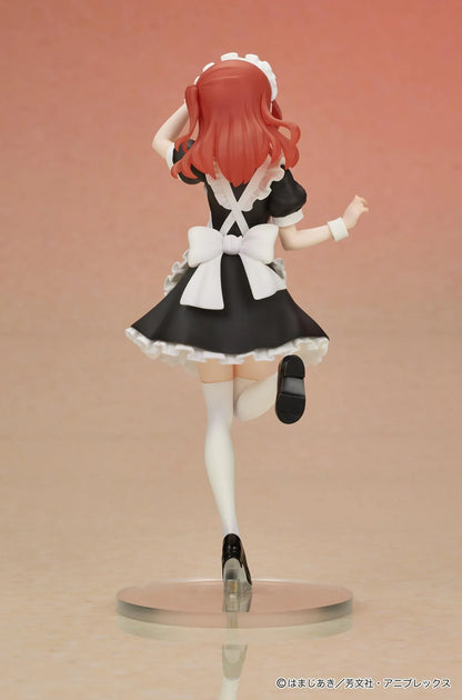 BOCCHI THE ROCK! DIGSTA Ikuyo Kita figure wearing a black-and-white maid outfit in a cheerful one-legged pose.
