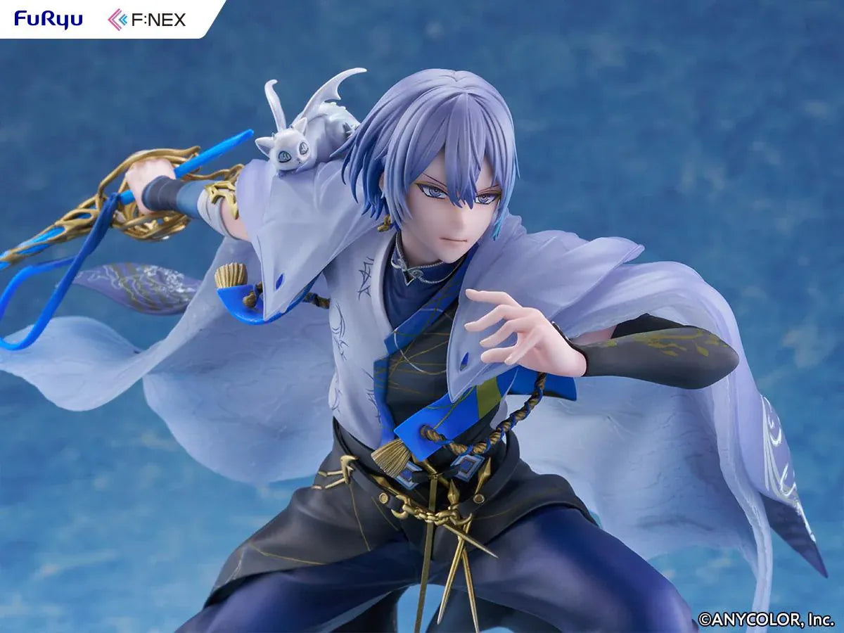 Nijisanji F:NEX Koyanagi Rou 1/7 scale figure in dynamic pose with blue sword