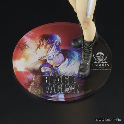 Revy Black Lagoon DIGSTA figure aiming pistol in action pose with detailed outfit