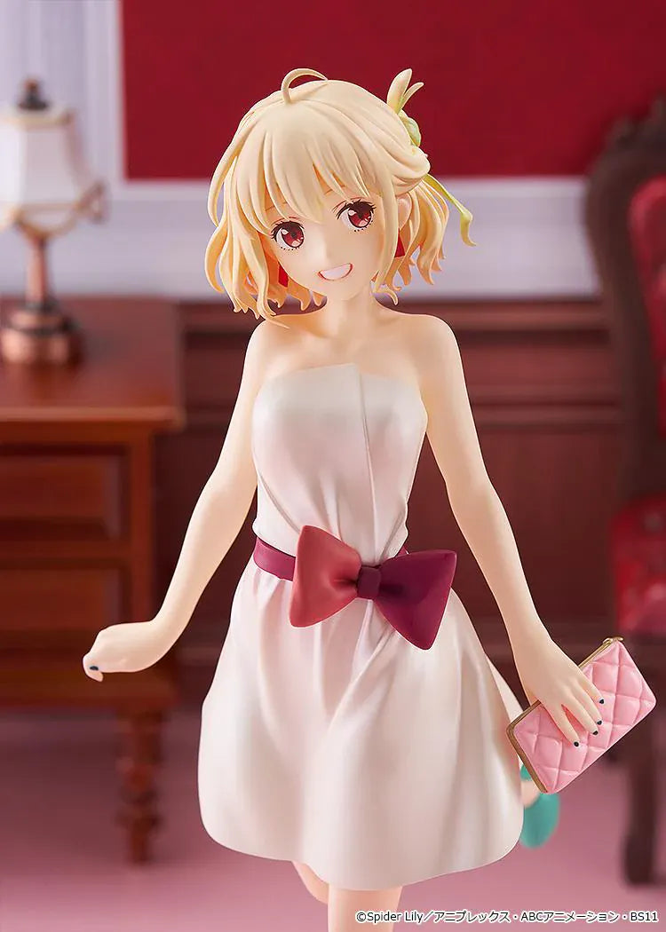 Chisato Nishikigi and Takina Inoue After Party POP UP PARADE L Size figures in elegant dresses