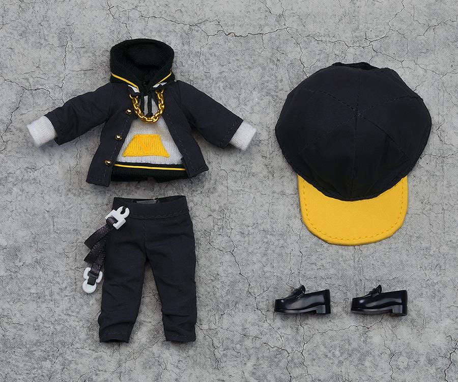 Vocaloid Kagamine Len Nendoroid Doll Bring It On version with black and yellow outfit