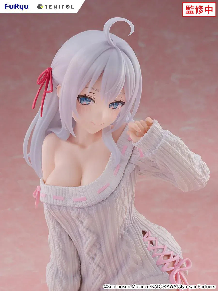 Alya knit version Tenitol Big Noodle Stopper figure Alya Sometimes Hides Her Feelings in Russian anime collectible