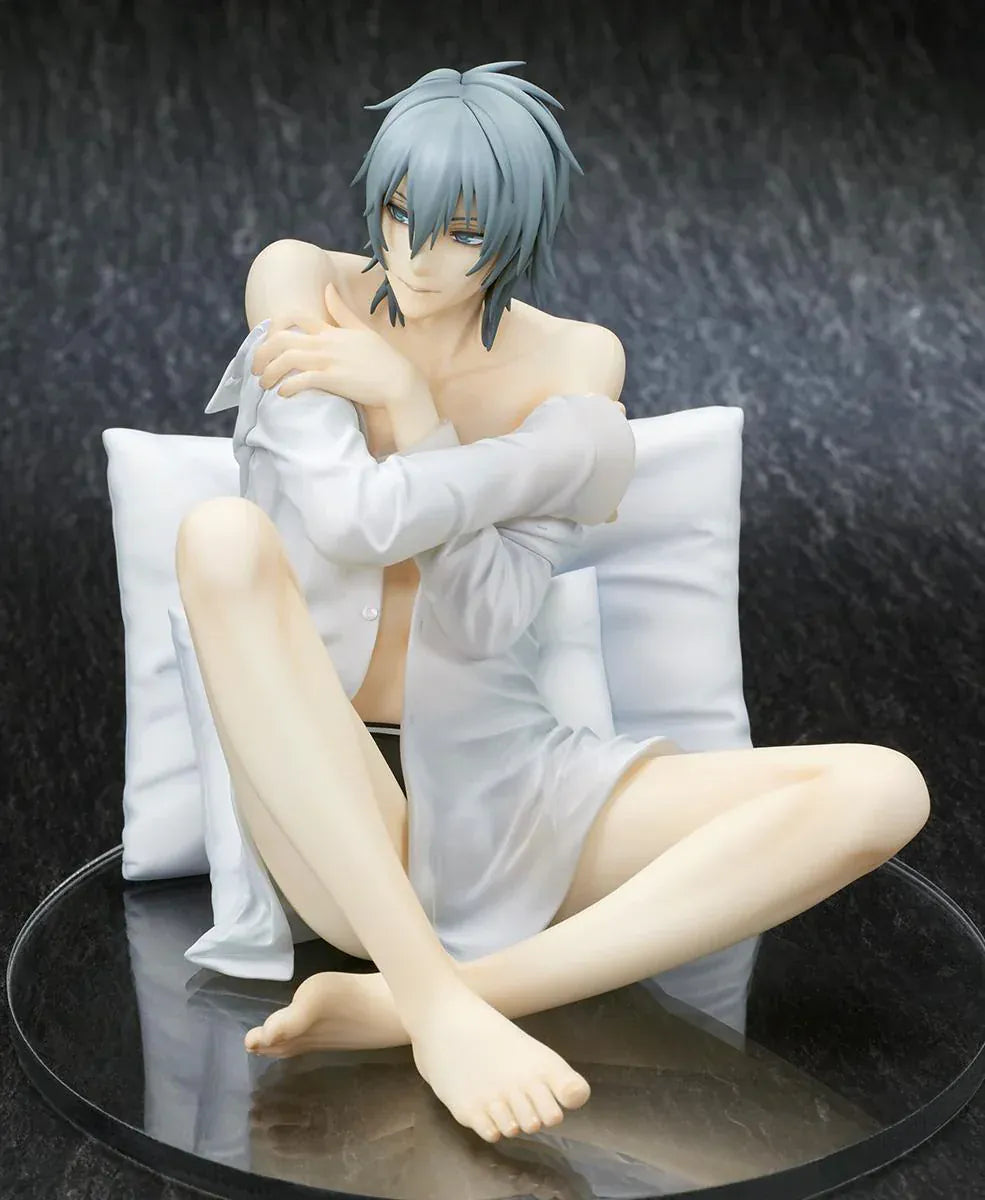 Akira 1/7 scale figure from Togainu no Chi sitting on cushion with relaxed pose and detailed sculpt