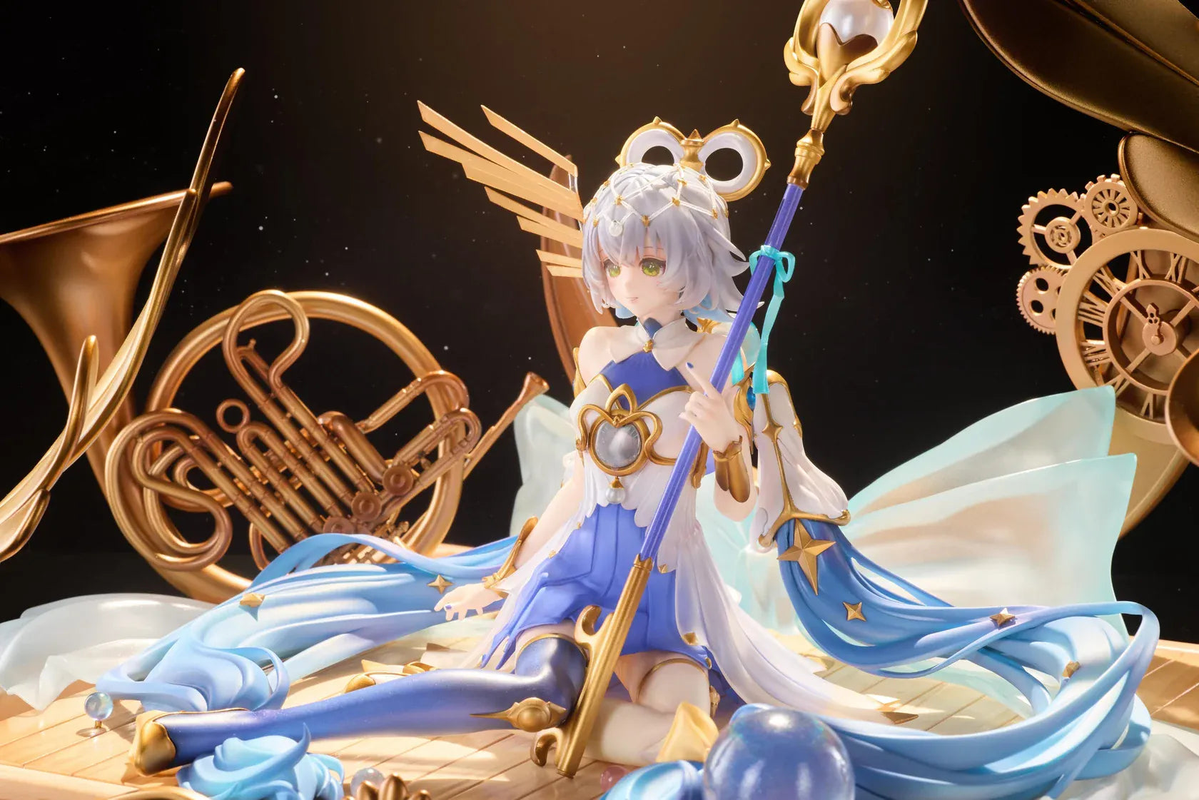 Vsinger Luo Tianyi Ba Yin Qi Xiang Version 1/7 scale figure with ornate musical instrument display base