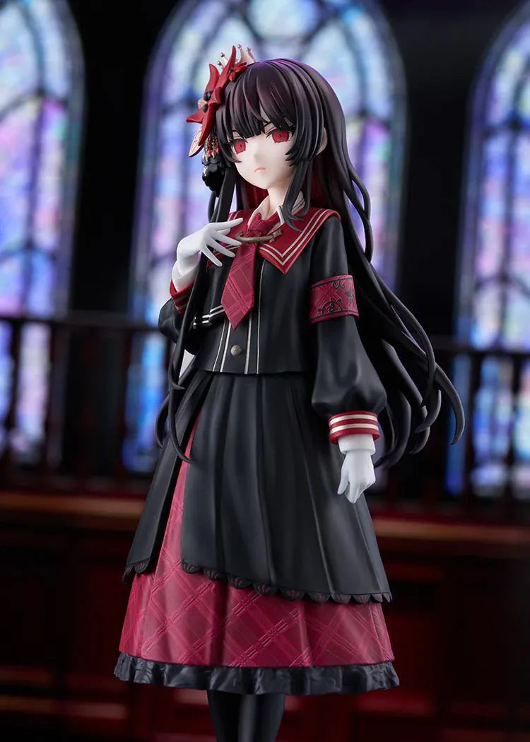 Magical Girl Witch Trials POP UP PARADE L Size Hiro Nikaido figure with flowing black hair and gothic-inspired outfit