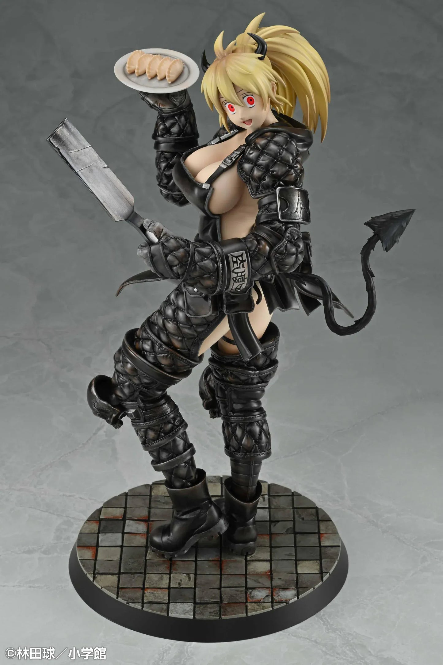 Nikaido Devil Awakening 1/7 scale Dorohedoro figure with horns tail and detailed black outfit