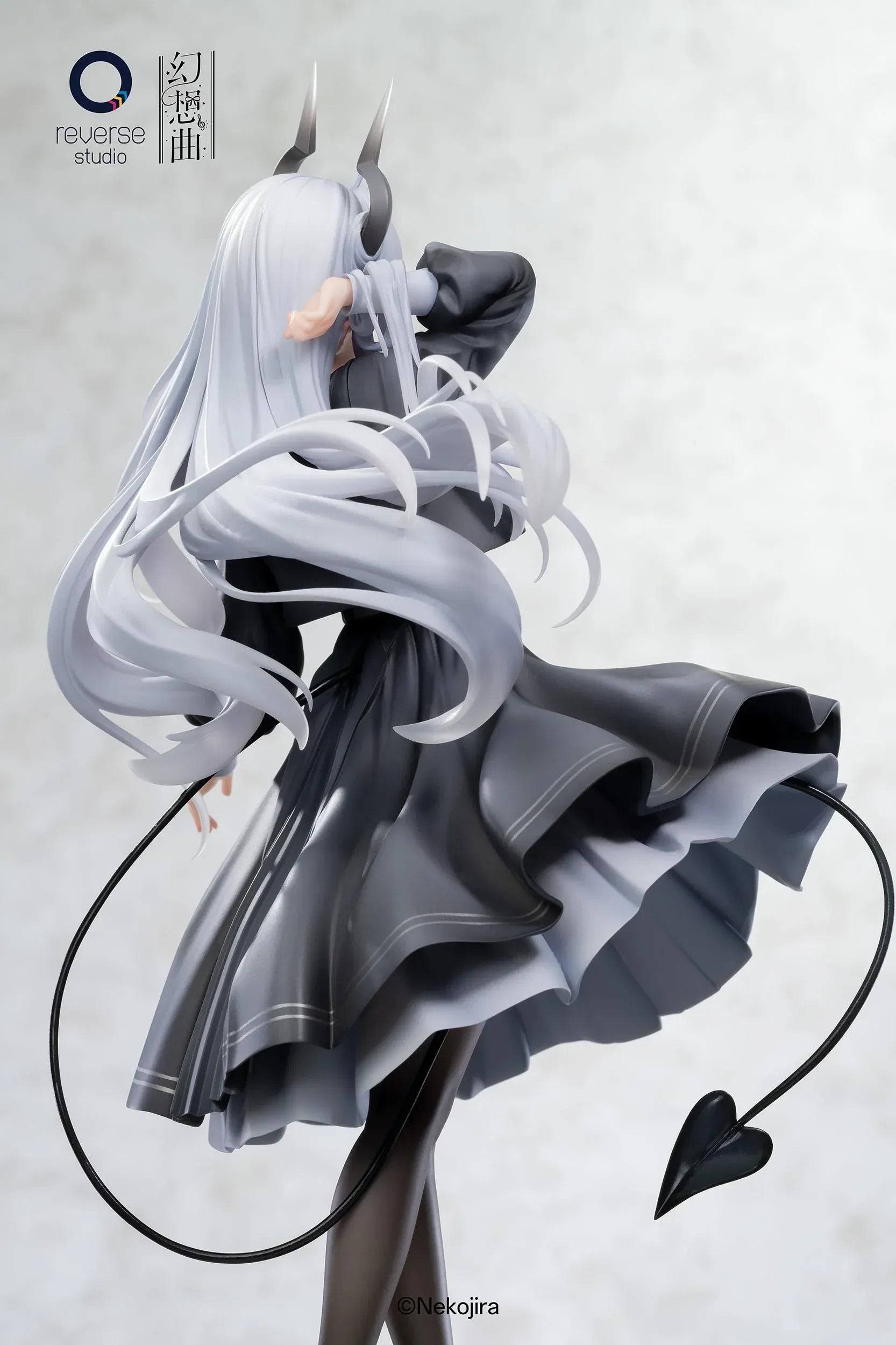 Fantasias Series Thea-chan Apprentice Succubus Ver Regular Outfit Edition 1/6 scale figure with bonus horns tail silver hair black dress