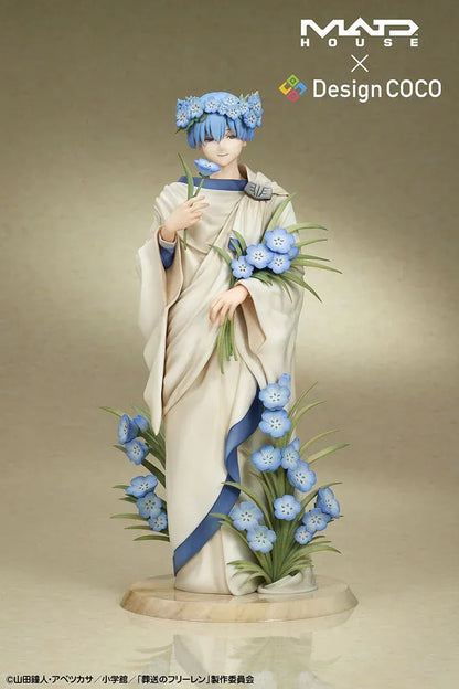 Frieren and Himmel Art Nouveau Style 1/7 Scale Figure Set Beyond Journey’s End MADHOUSE DesignCOCO anime figures with floral bases