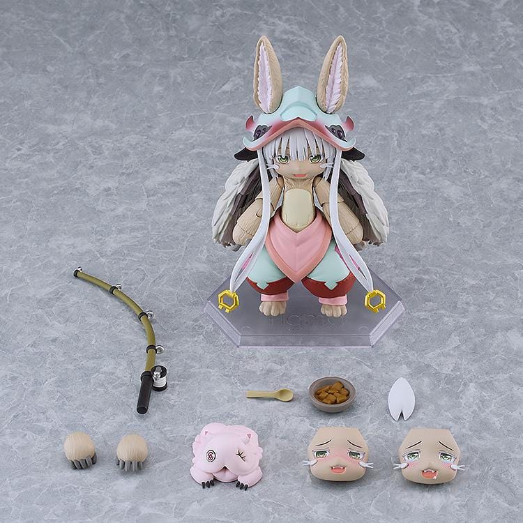 Made in Abyss The Golden City of the Scorching Sun figma Nanachi articulated figure with Meinya accessory