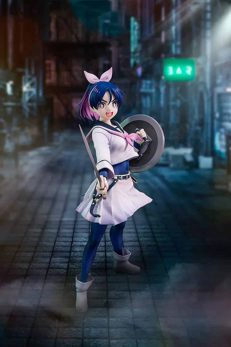 Aki Jougamine 1/7 scale figure Scum of the Brave anime sword shield pose