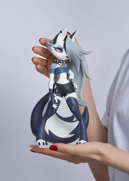 Helluva Boss POP UP PARADE Loona L Size figure wearing her black outfit and spiked collar in a confident standing pose.
