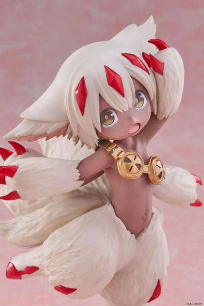 Made in Abyss: The Golden City of the Scorching Sun Faputa Coreful Figure (Re-issue) featuring Faputa in a dynamic pose with red markings and fluffy fur details.