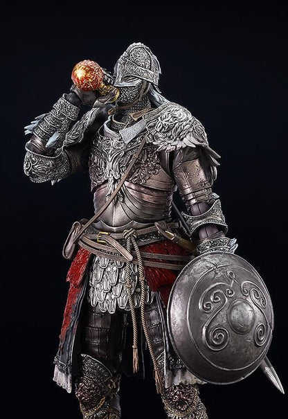 ELDEN RING figma Raging Wolf Figure rerelease featuring detailed medieval armor with sword, shield, and posable action figure design