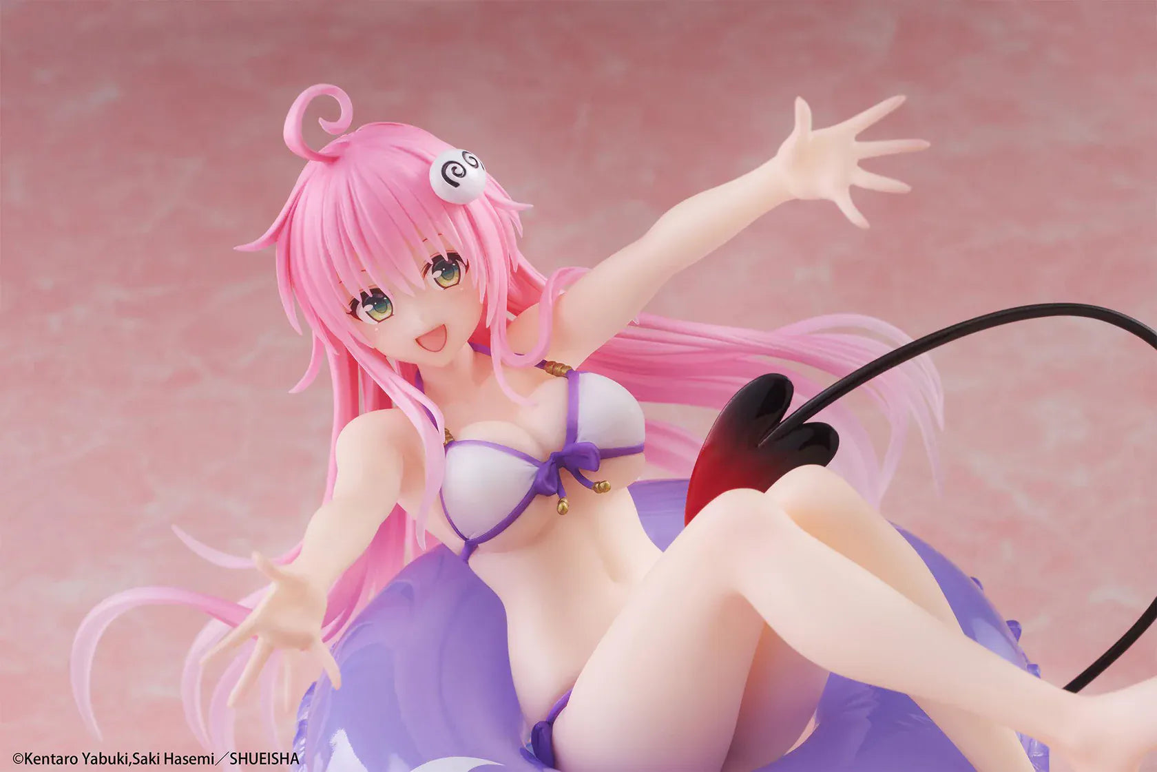 Lala Aqua Float Girls figure To Love Ru Darkness anime swimsuit figure with inflatable float base
