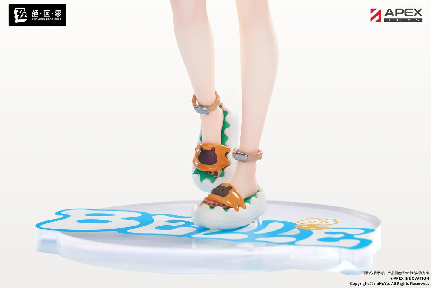 Zenless Zone Zero Limepie Belle Summer Skies 1/8 scale figure featuring Belle in a summer outfit with a bucket hat and orange shorts