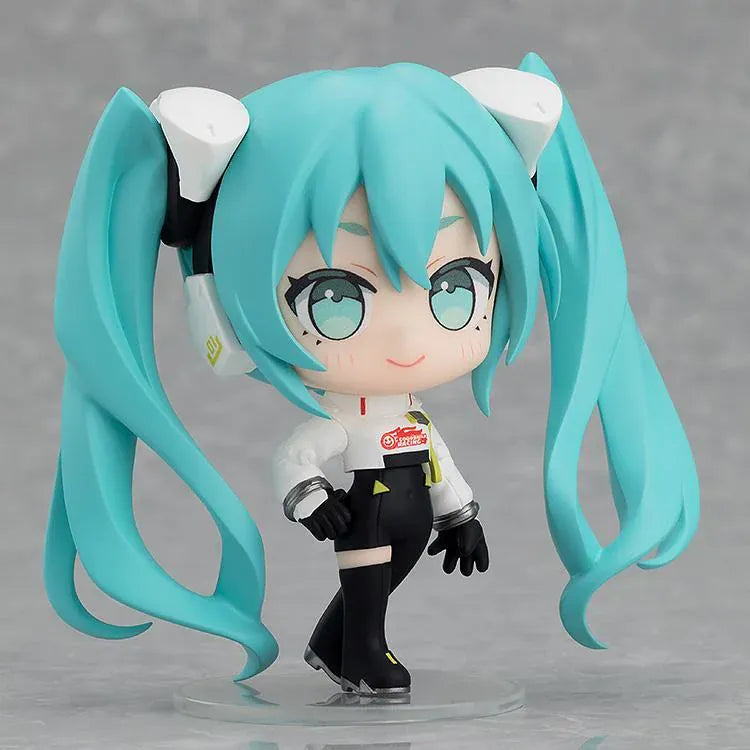 GOODSMILE RACING Miku All Stars Figure Collection Vol. 1 boxset featuring eight chibi Racing Miku designs from 2010 through 2024