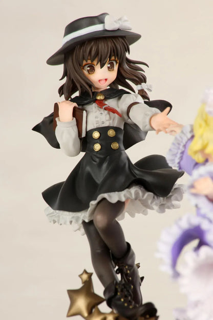 Touhou Project Hifuu Club Renko Usami and Maribel Hearn figure with flowing outfits, gold-colored stars, and red ribbon details on a shared base.
