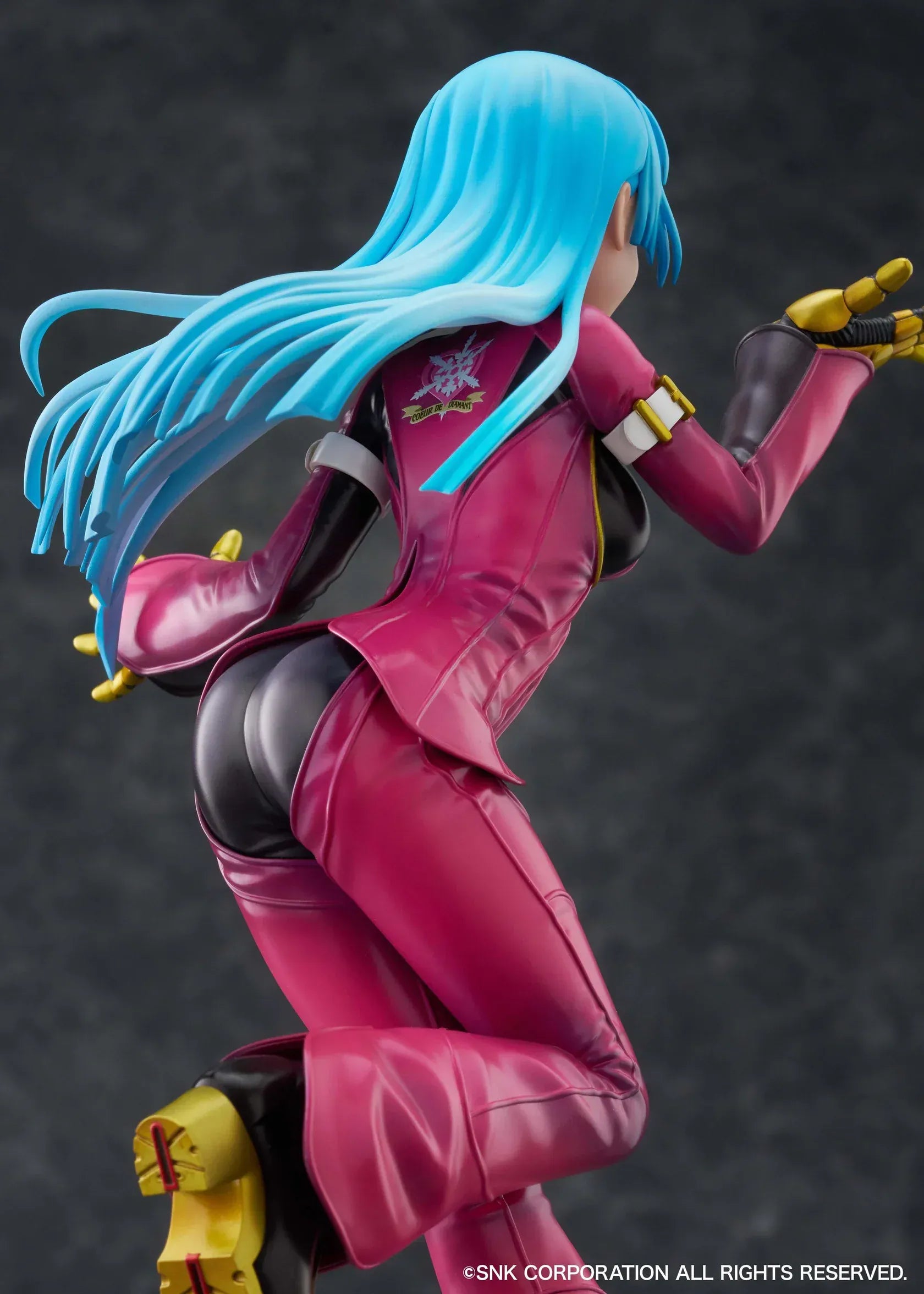 Kula Diamond The King of Fighters XV limited edition 1/7 scale figure in pink battle outfit with dynamic pose