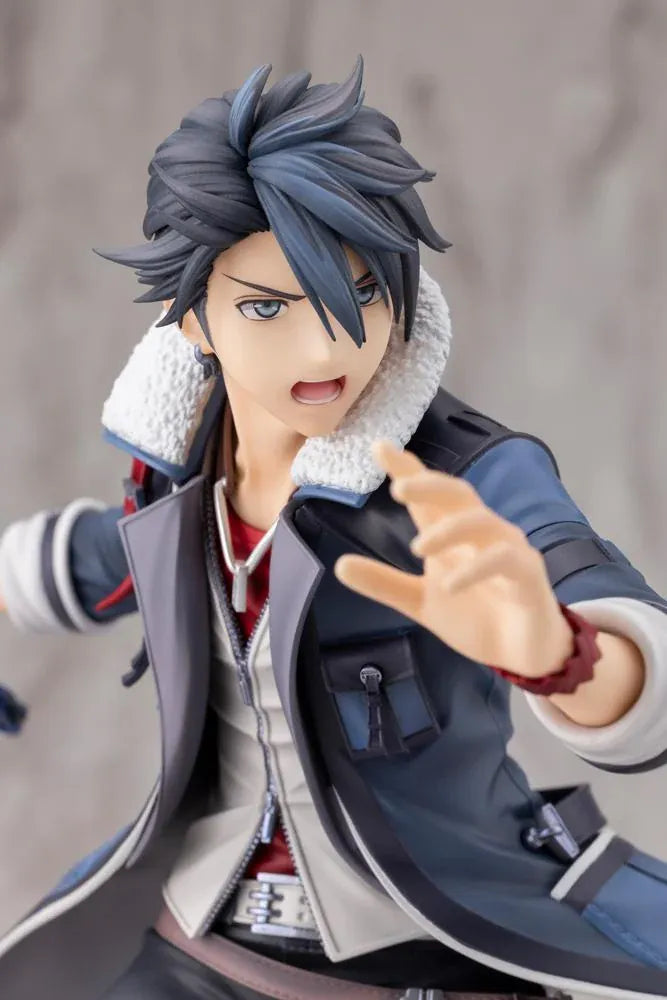 The Legend of Heroes Trails Through Daybreak Van Arkride 1/8 Scale Figure in a dynamic battle pose wielding his weapon