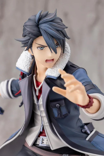 The Legend of Heroes Trails Through Daybreak Van Arkride 1/8 Scale Figure in a dynamic battle pose wielding his weapon