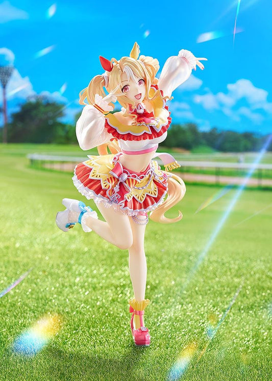 Fusaichi Pandora 1/7 scale figure from Umamusume Pretty Derby in colorful idol outfit dynamic pose