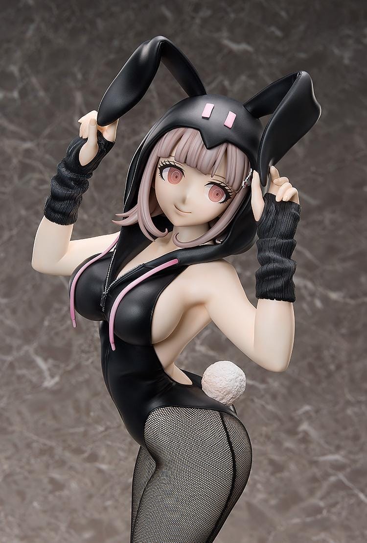 Danganronpa 2 Goodbye Despair B-Style Chiaki Nanami Bunny Ver 1/3 Scale Figure in black bunny outfit with fishnet tights