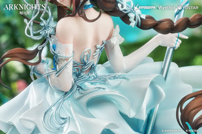 Arknights Amiya Blooms of Time Ver 1/7 scale figure featuring flowing teal dress and ornate crystalline staff.