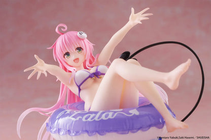 Lala Aqua Float Girls figure To Love Ru Darkness anime swimsuit figure with inflatable float base