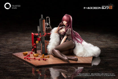 Makiatto 1/6 scale figure from Girls' Frontline 2 Exilium Embroidered Bamboo Blooming Shadows version with detailed outfit and weapon accessory