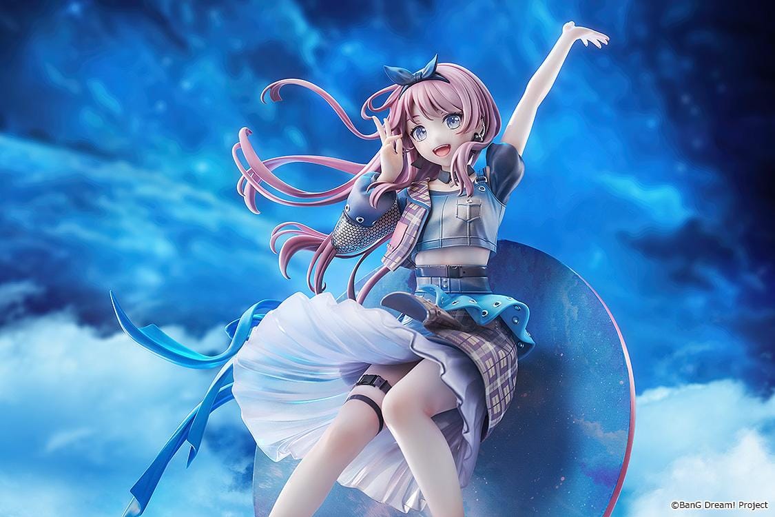 Anon Chihaya Zero Gravity Ver 1/7 scale figure BanG Dream MyGO anime figure floating pose pink hair dynamic display