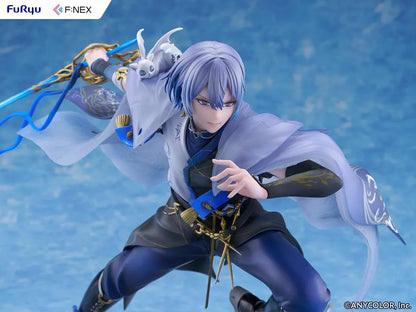 Nijisanji F:NEX Koyanagi Rou 1/7 scale figure in dynamic pose with blue sword