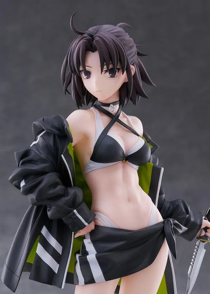 Fate Grand Order Moon Cancer Jade Rabbit 1/7 scale figure with swimsuit-inspired outfit and dagger accessory