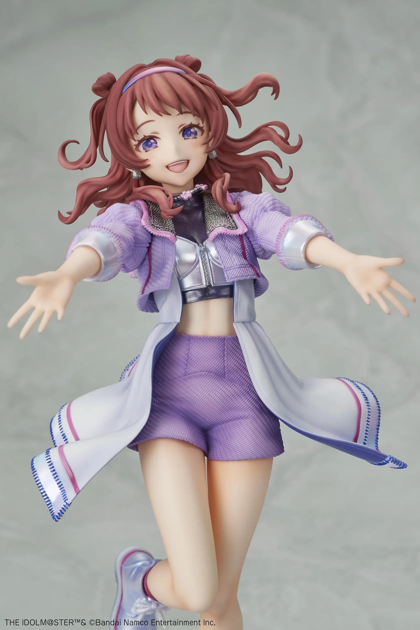 Saki Hanami Re IRIS Version 1/7 scale figure The Idolmaster Gakuen anime collectible with pastel outfit and dynamic pose
