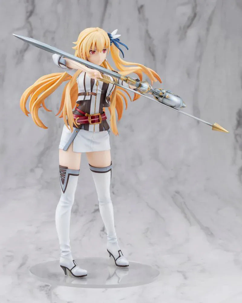 The Legend of Heroes Trails of Cold Steel III Alisa Reinford 1/8 Scale Figure featuring Alisa with long blonde hair, white combat outfit, and signature bow weapon.