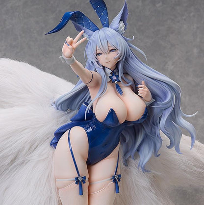 Azur Lane Shinano Visions of Fantasy 1/4 scale figure with blue bunny outfit and large flowing tails