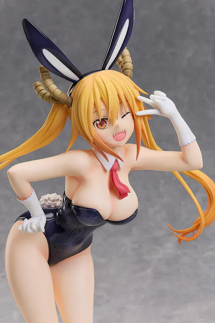 Miss Kobayashi's Dragon Maid Tohru Bare Leg Bunny Ver. 1/4 scale figure with bunny outfit and dynamic pose