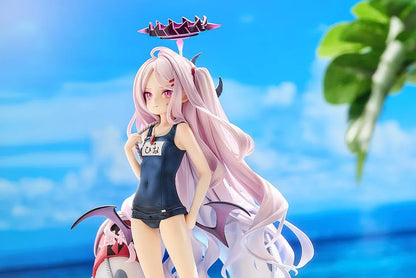 Blue Archive Hina Swimsuit 1/7 Scale Figure featuring Hina with a swim ring, school swimsuit, and water-themed display base
