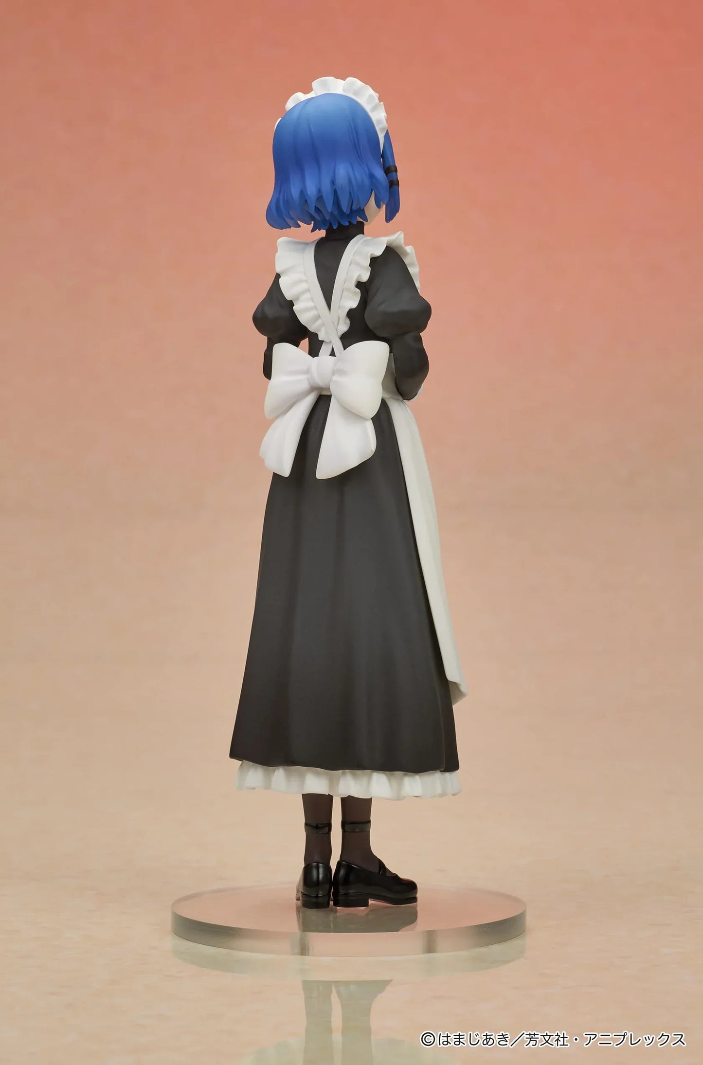 Bocchi the Rock DIGSTA Ryo Yamada figure wearing a black and white maid outfit