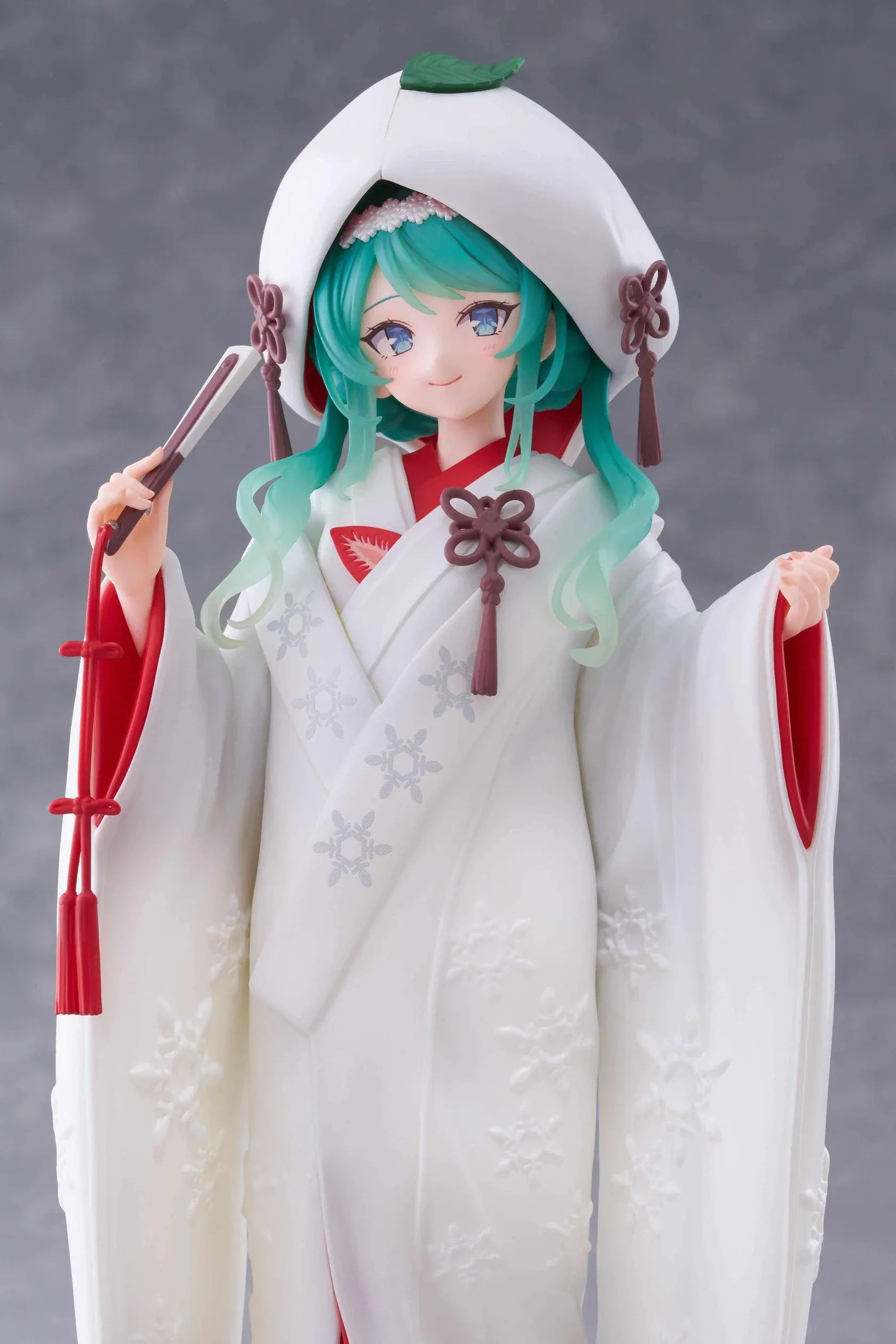 Snow Miku All Stars 2013 Ver. AMP+ Figure featuring Hatsune Miku in an elegant white and red kimono-style outfit