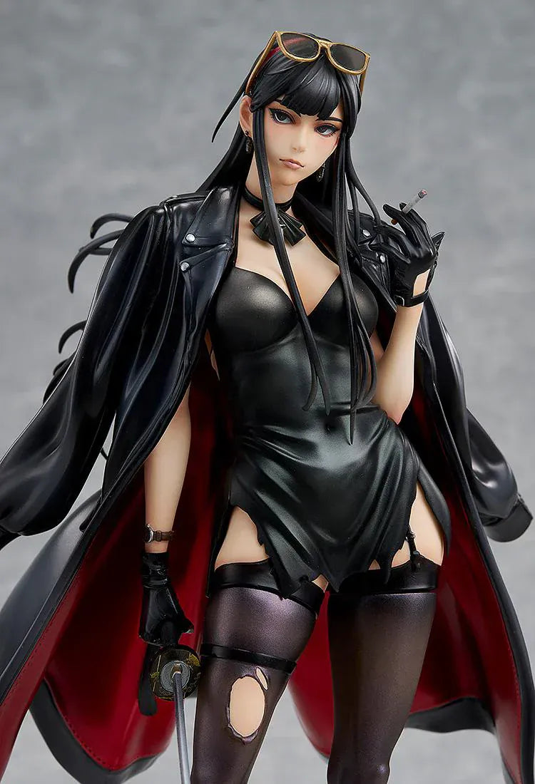 Guweiz Illustration G.A.F.C. Series IRENA figure with long black coat and sword