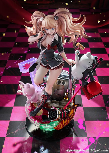 Danganronpa 15th Anniversary 1/7 scale Junko Enoshima figure with Monokuma and detailed diorama base