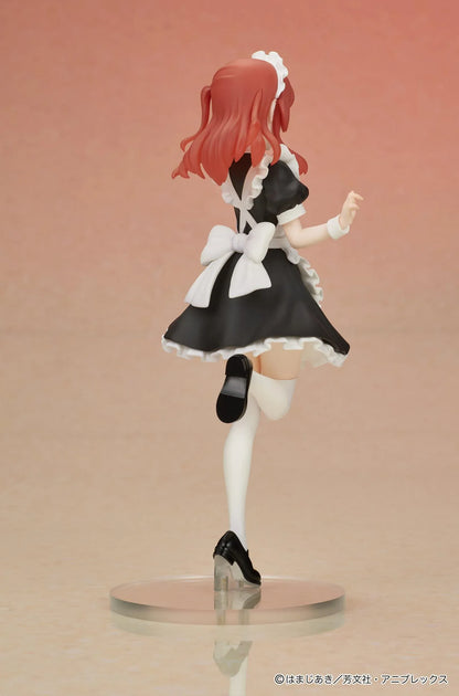 BOCCHI THE ROCK! DIGSTA Ikuyo Kita figure wearing a black-and-white maid outfit in a cheerful one-legged pose.