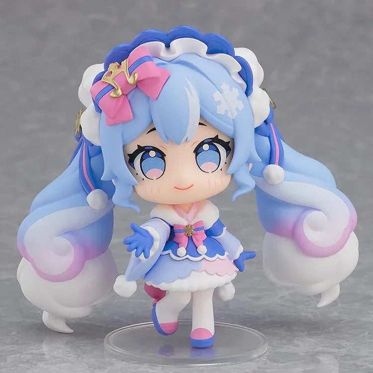 Hatsune Miku Snow Miku All Stars Figure Collection Vol. 2 boxed set featuring eight chibi Snow Miku figures in different winter-themed outfits