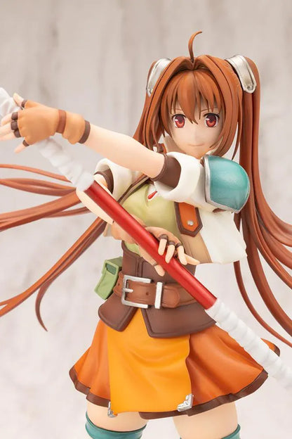 The Legend of Heroes Trails in the Sky Estelle Bright 1/8 Scale Figure holding her staff in a dynamic battle pose