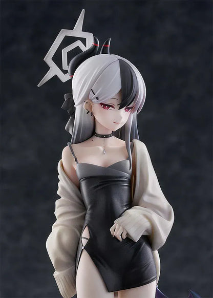 Blue Archive Kayoko Dress 1/7 Scale Figure with black dress white jacket horns and tail