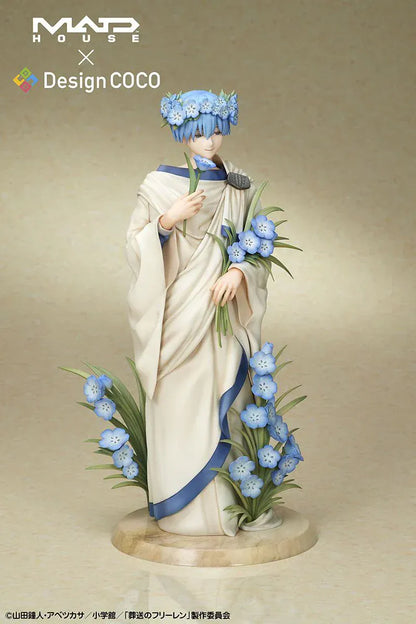 Frieren and Himmel Art Nouveau Style 1/7 Scale Figure Set Beyond Journey’s End MADHOUSE DesignCOCO anime figures with floral bases