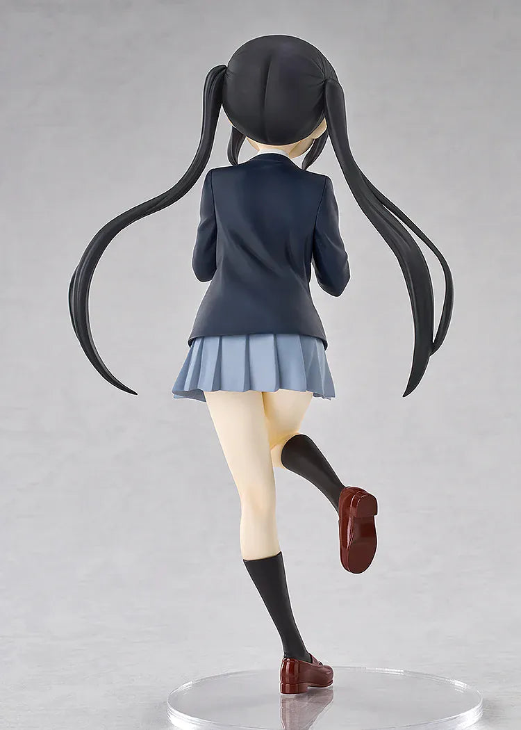K-ON! POP UP PARADE L Azusa Nakano figure wearing her school uniform and holding a pink cat-themed mug.