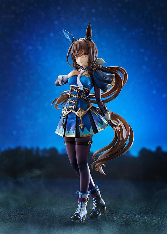 Uma Musume Pretty Derby Admire Vega 1/7 scale rerelease figure with blue outfit and flowing long hair